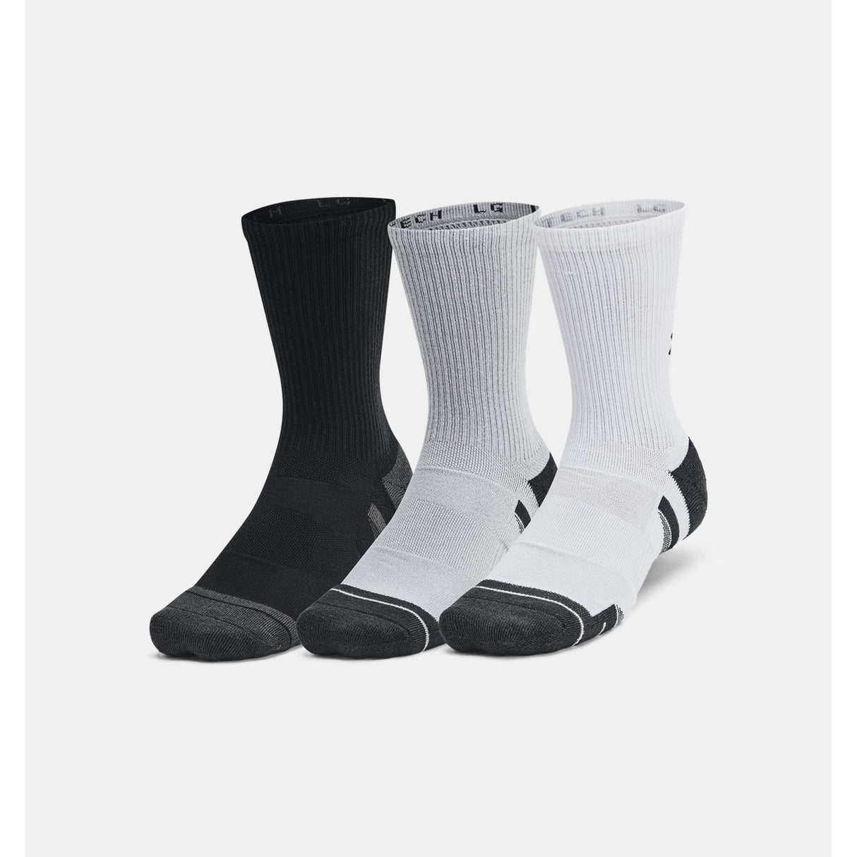 Under Armour Chaussettes Crew Unisex Pack De 6 Séchage Rapide