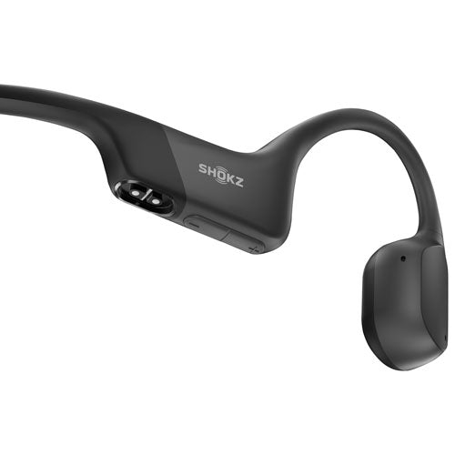 Shokz OpenRun Black Wireless Bone Conduction Headphones Lightweight and Comfortable Premium