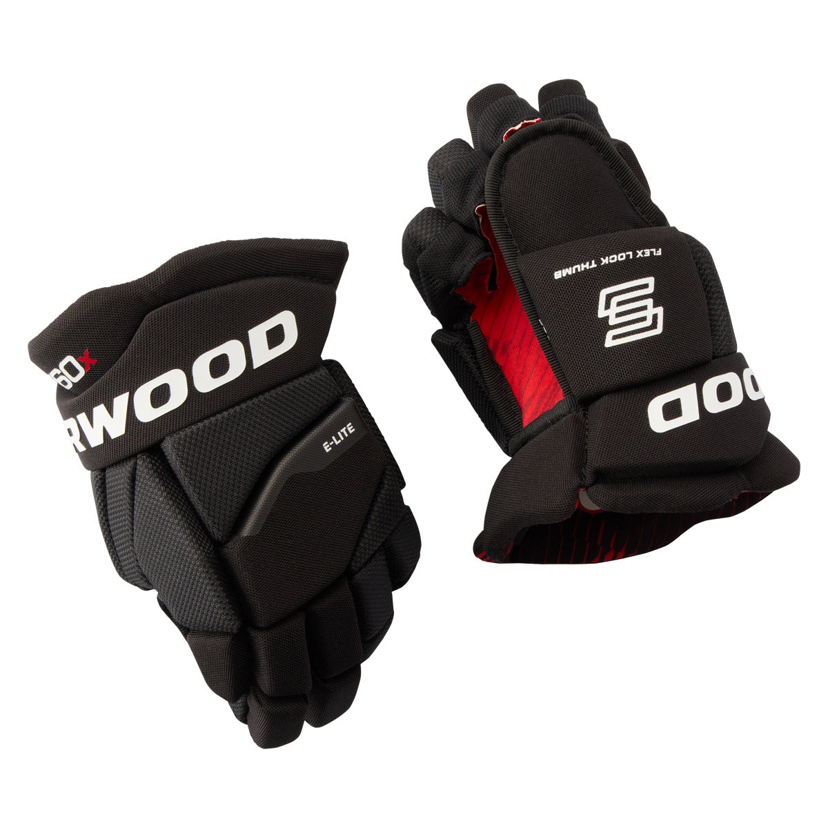 GANT Sherwood T60X Jr Gants De Hockey Junior Avec Système De Protection Translator Et Paume Sublimée E Lite