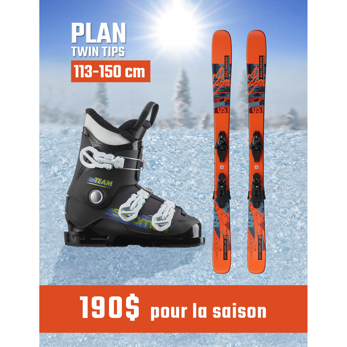 Liquida Sport Ski Alpin Twin Tips Enfant Réservation 2025 2026