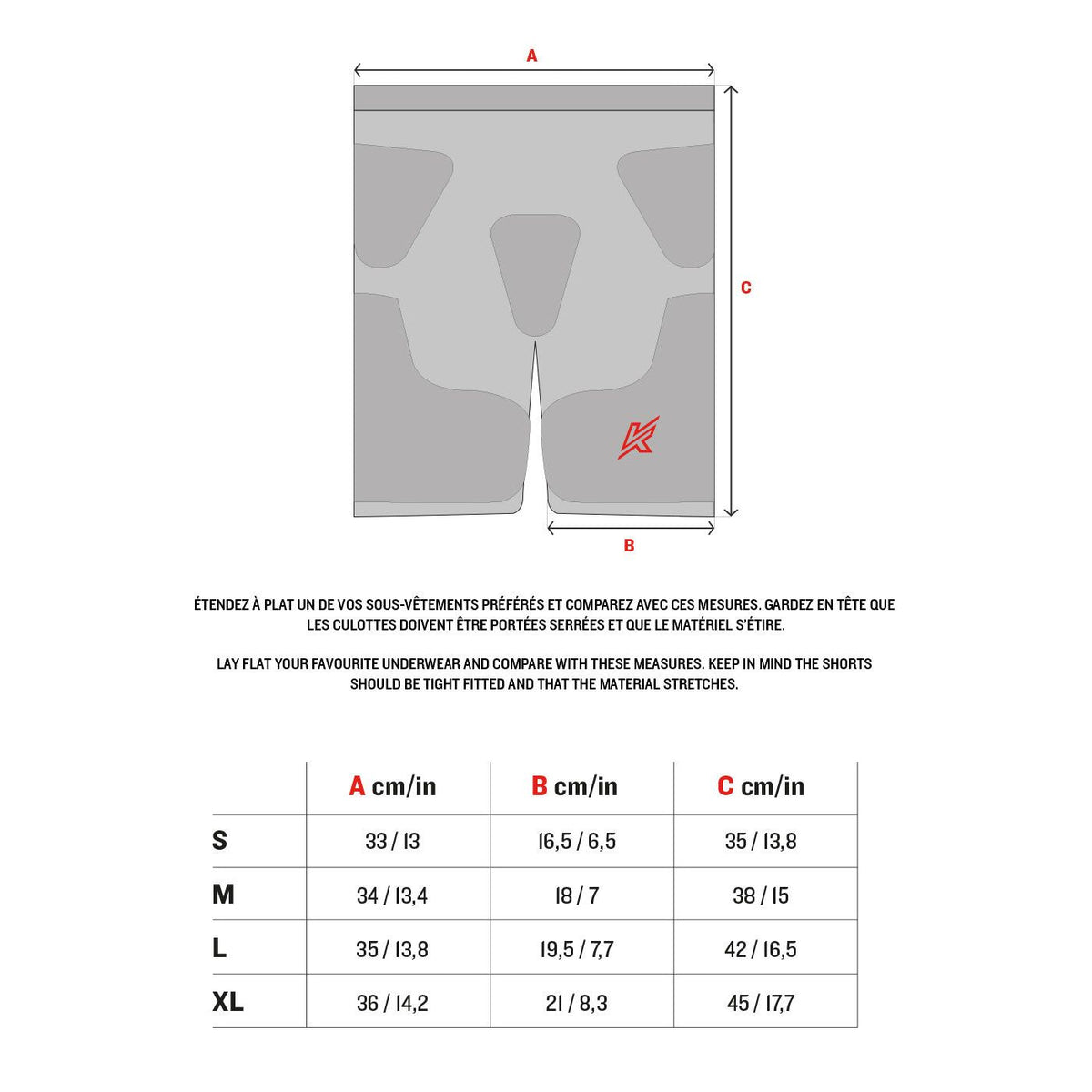 SHORTS DE PROTECTION POUR FEMME AK5 KNAPPER