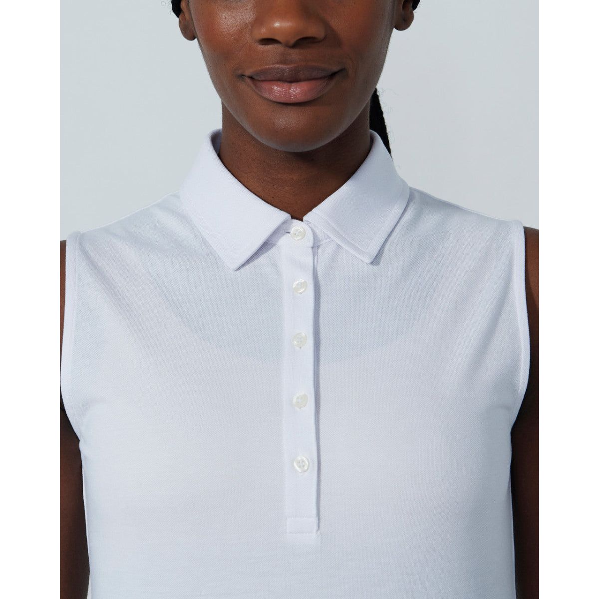 WOMEN'S SLEEVELESS POLO DAILY FAIRWAY