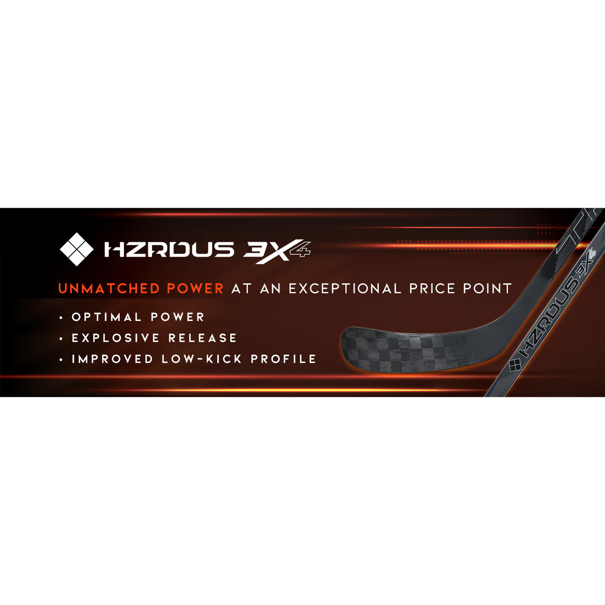 TRUE HZRDUS 3X4 Intermediate Hockey Stick Elite 2024 OPS Performance