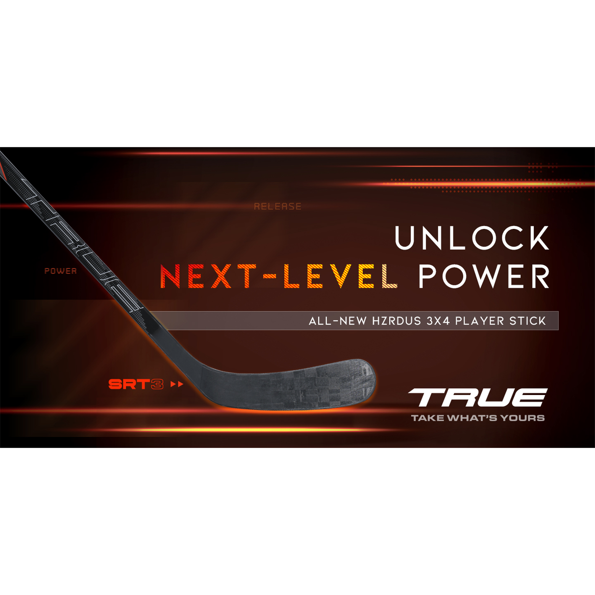 TRUE HZRDUS 3X4 Intermediate Hockey Stick Elite 2024 OPS Performance
