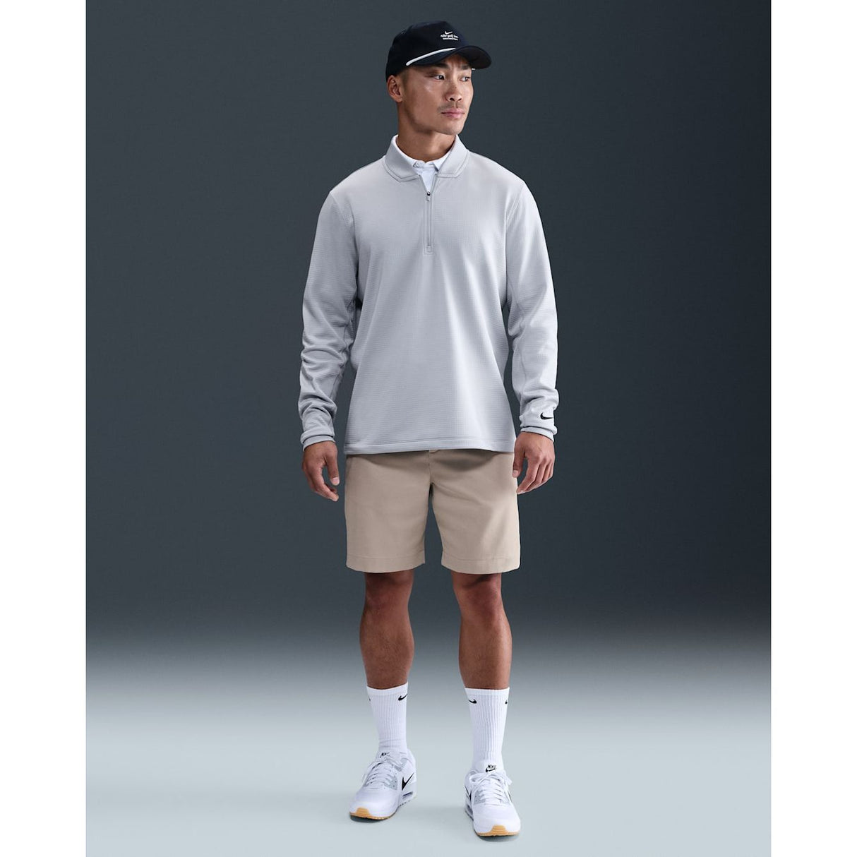 CHANDAIL NIKE VELOCITY THERMA-FIT 1/2 ZIP HOMME