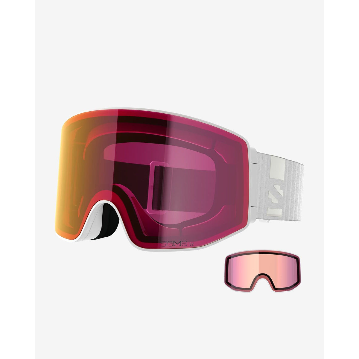 Salomon Sentry Prime Sigma Goggles WHITE/PR