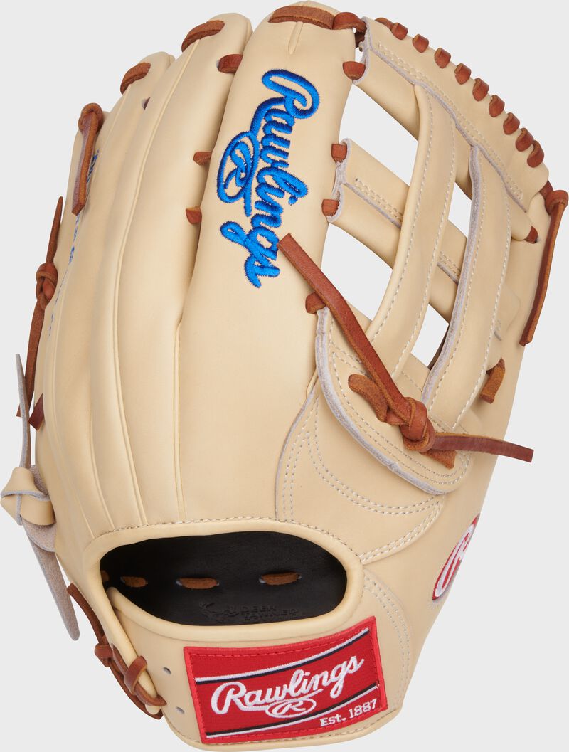 RAWLINGS HEART OF THE HIDE 12.75'' OUTFIELD GLOVE TAN/RED