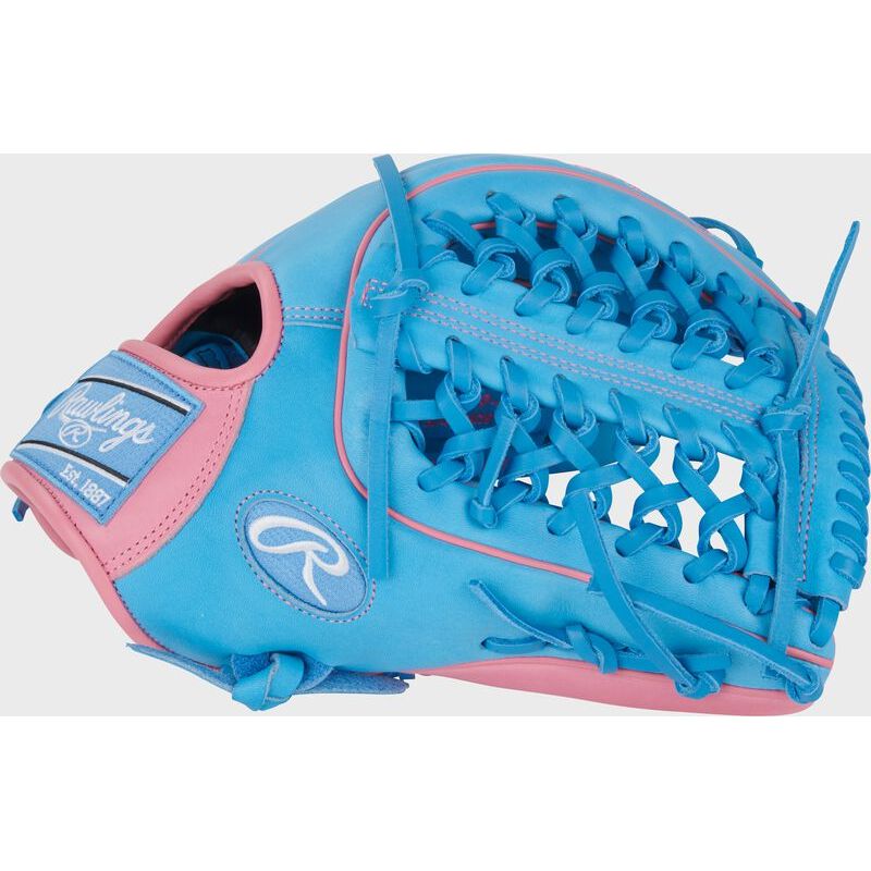 GANT RAWLINGS HEART OF THE HIDE 12.75'' OUTFIELD BLUE/PINK