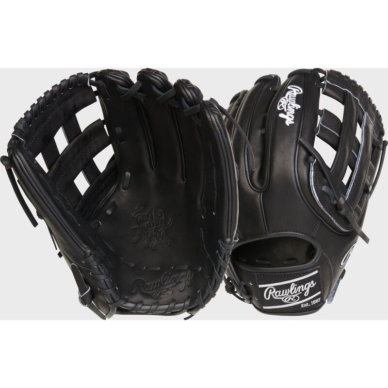 RAWLINGS HEART OF THE HIDE 12.75'' OUTFIELD BLACK/PINK GLOVE