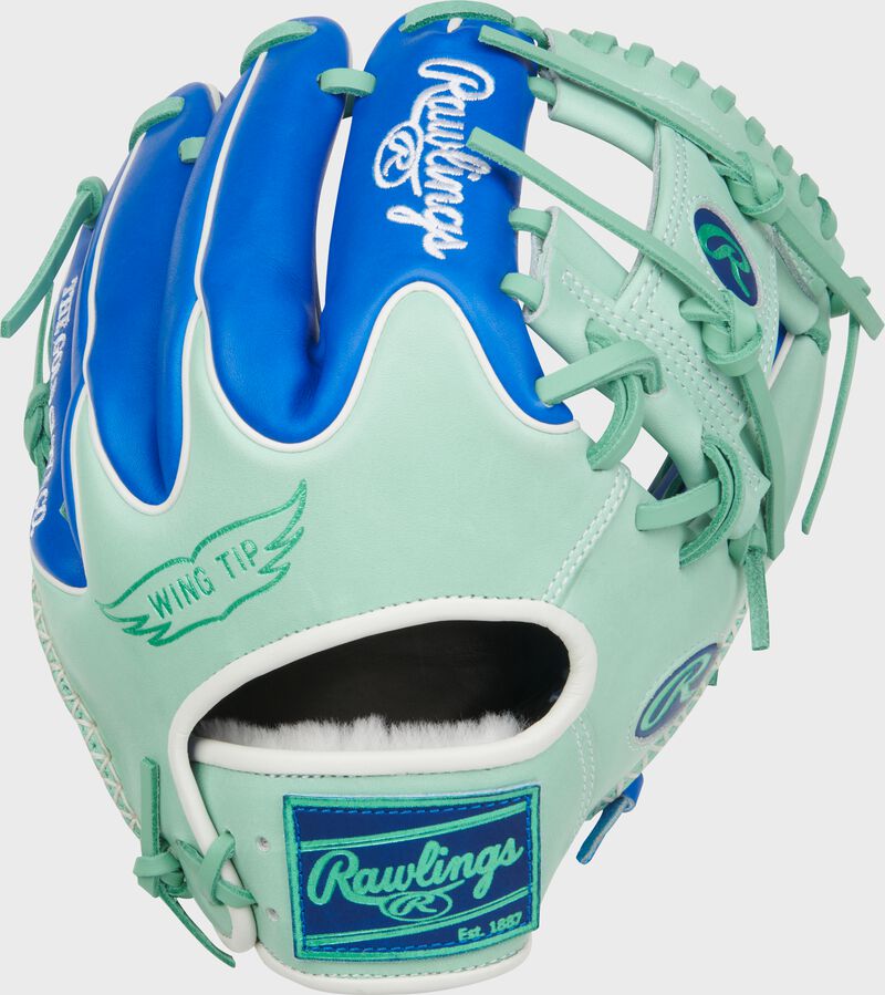 RAWLINGS PRO PREFERRED 11.5'' INFIELD BASEBALL GLOVE MINT/BLUE