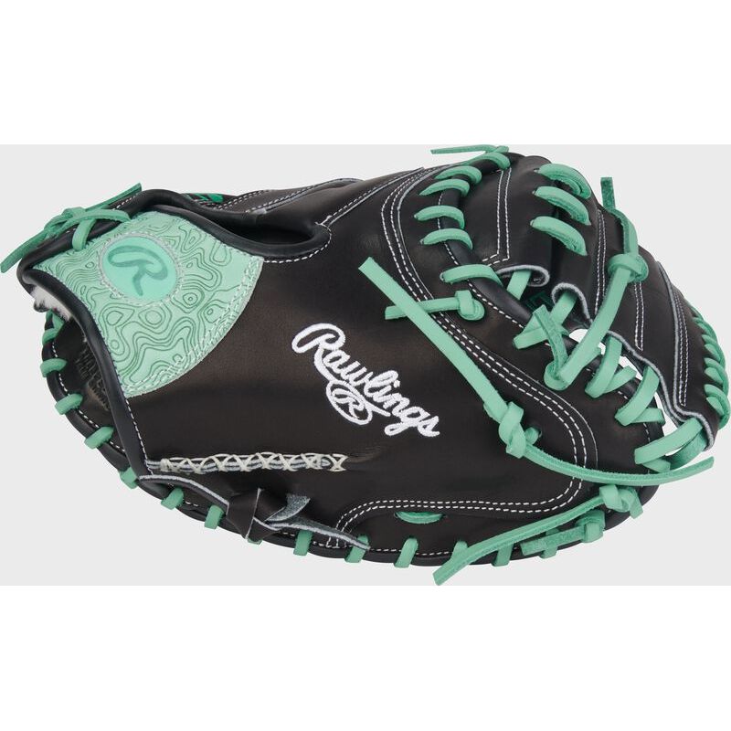 RAWLINGS PRO PREFERRED 33'' BLACK/MINT CATCHER'S MITT