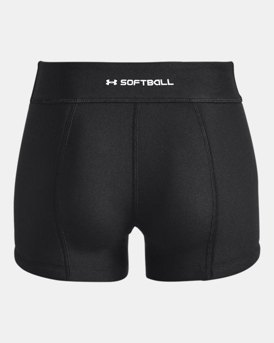 UA WOMEN'S UTILITY BASEBALL SLIDER SHORT