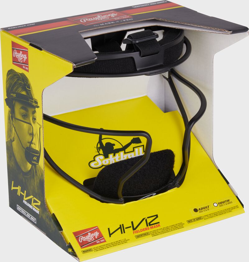 RAWLINGS HI-VIZ JR FIELDER'S MASK