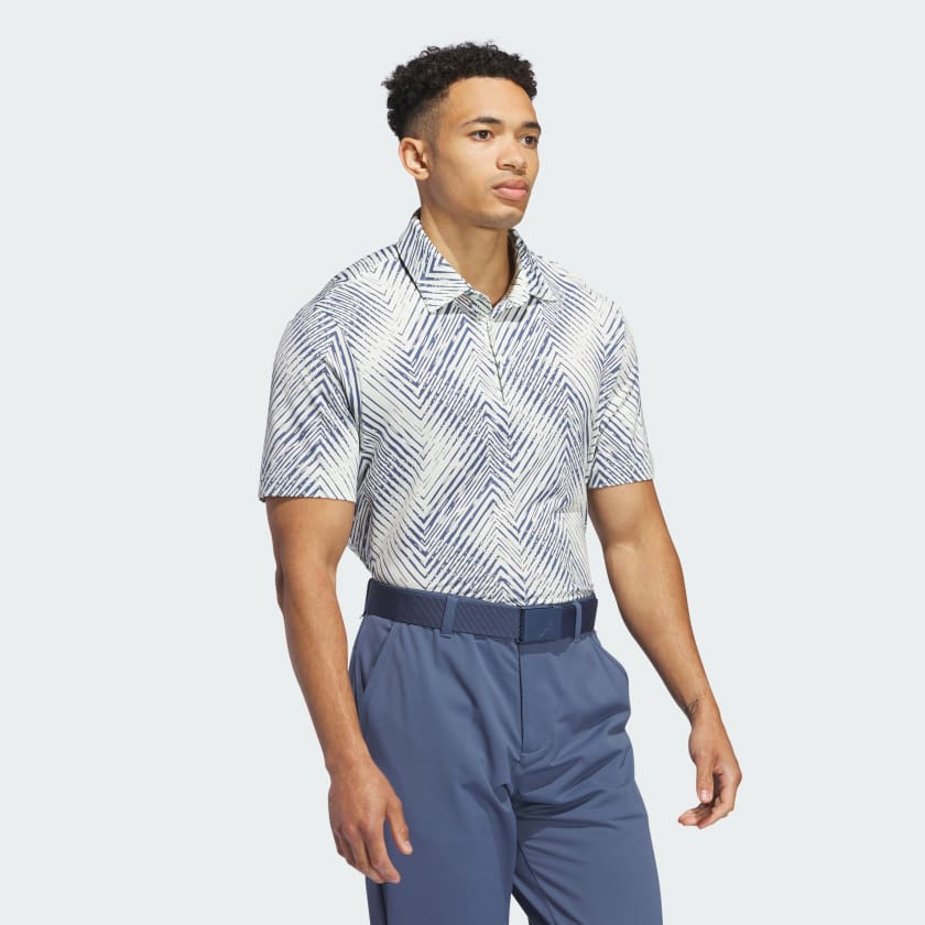 Adidas Ultimate 365 Allover Print Polo Shirt for Year-Round Performance