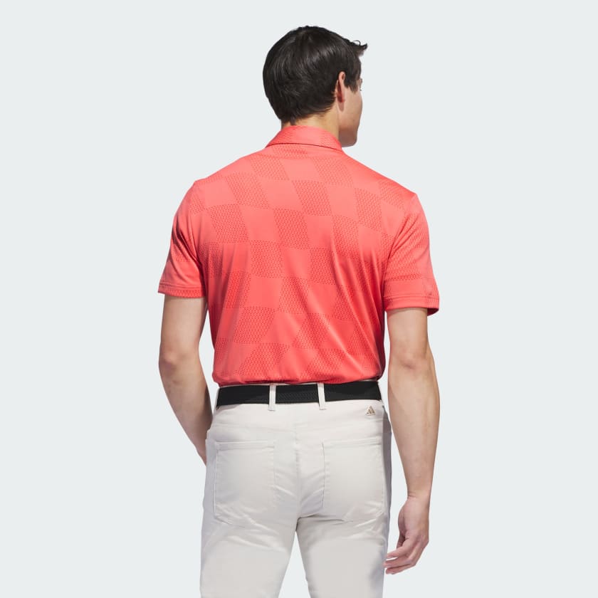 Adidas Textured Polo Shirt Ultimate 365 for On-Course Performance