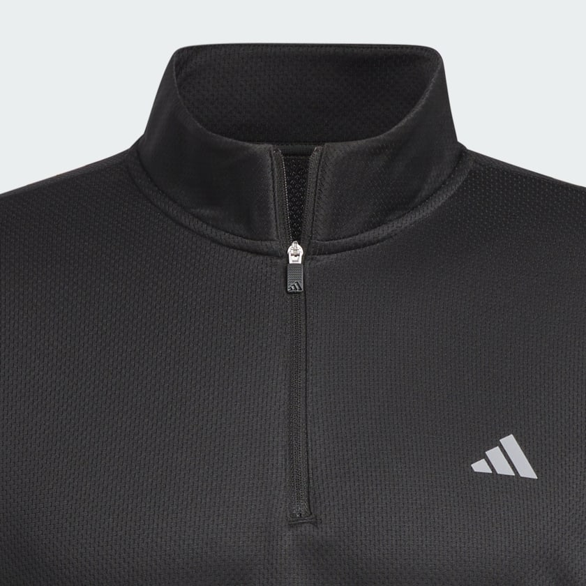 Adidas Chandail Texture Q Zip Veste Golf Performance Confort et Chaleur