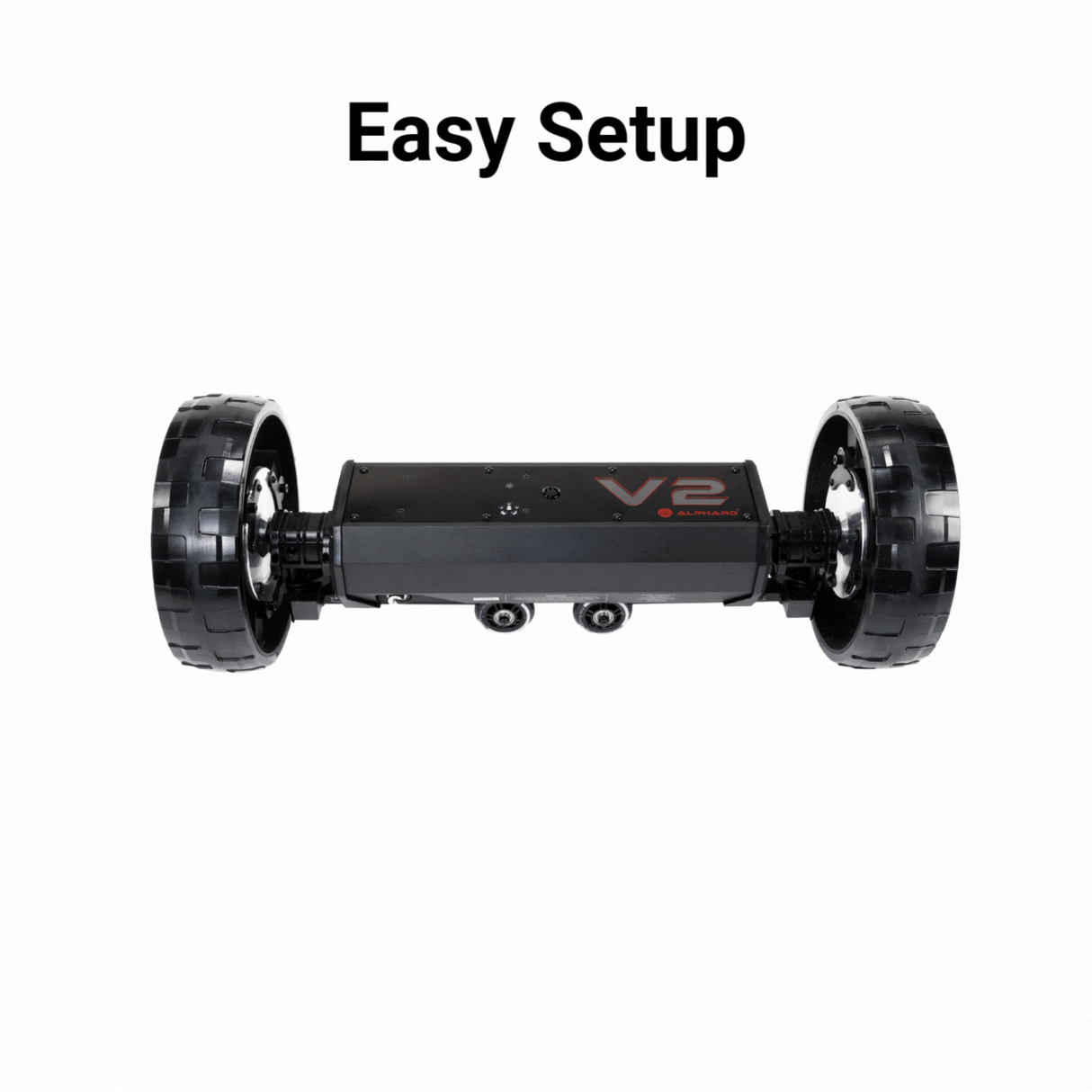 ALPHARD Club Booster V2 Pro Chariot Électrique Gyro 6 Axes Rapide