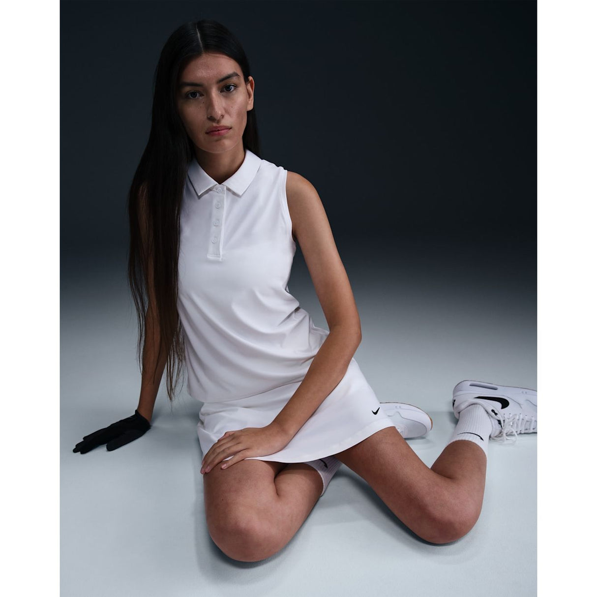 NIKE DRI-FIT VICTORY SLEEVELESS WOMEN'S POLO SHIRT