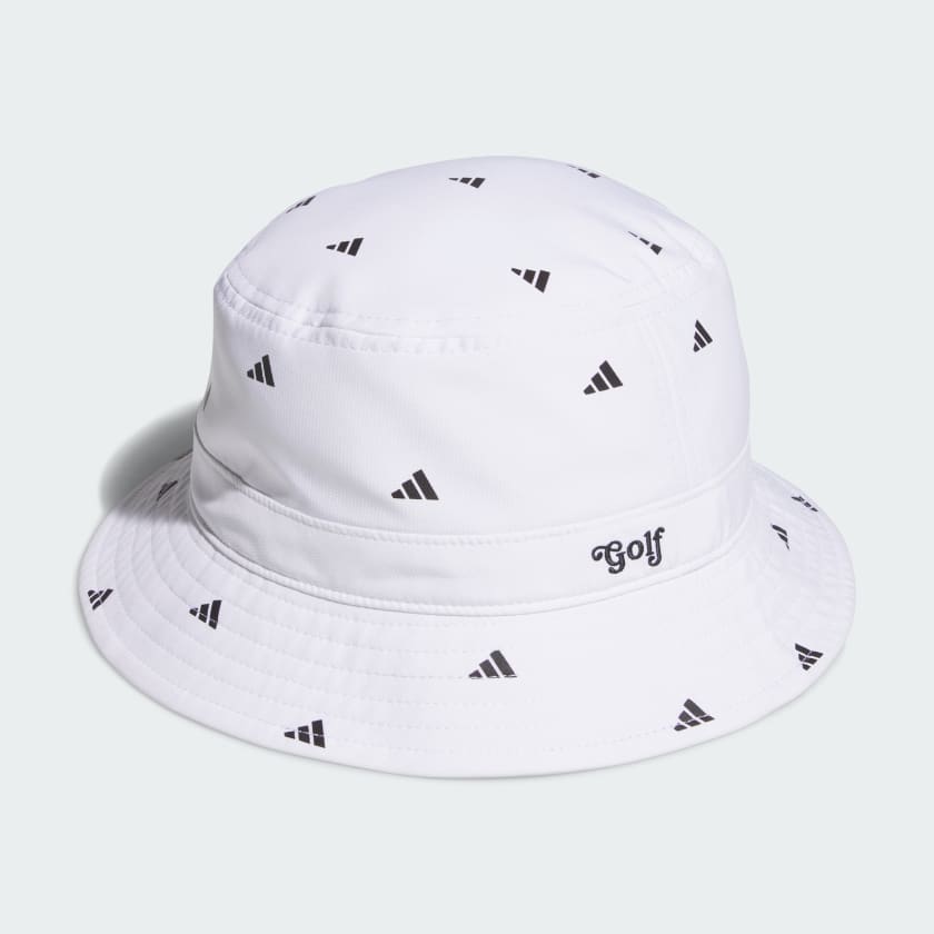 Adidas Women's Durable Recycled Printed Bucket Hat for Performance on the Course