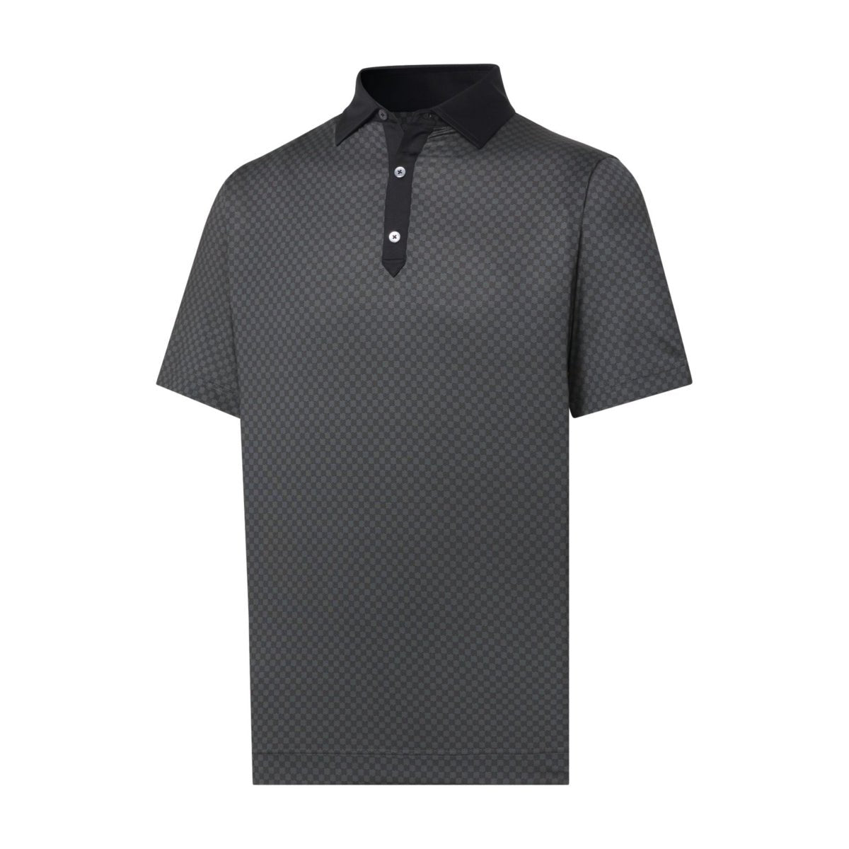 POLO FOOTJOY Checkered Jacquard Polo With Easy Care Technology