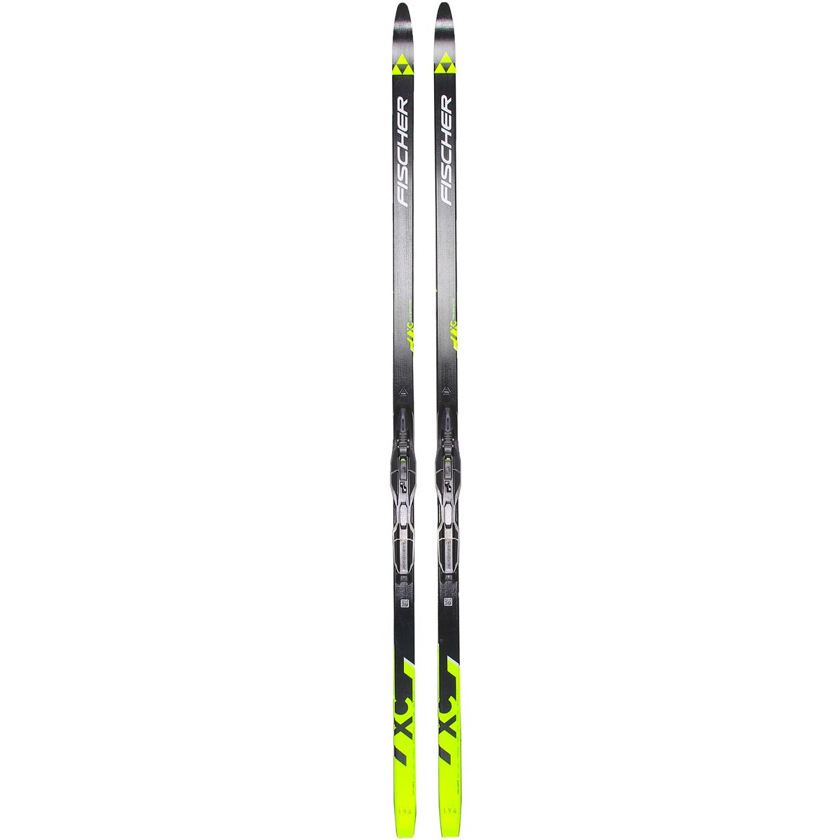 Fischer Twin Skin Active Cross-Country Skis + Compact Step In Bindings