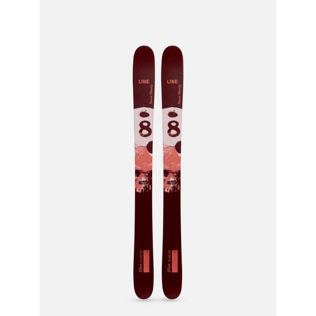Ski Twin Tips Line Bacon Shorty Flat Jr