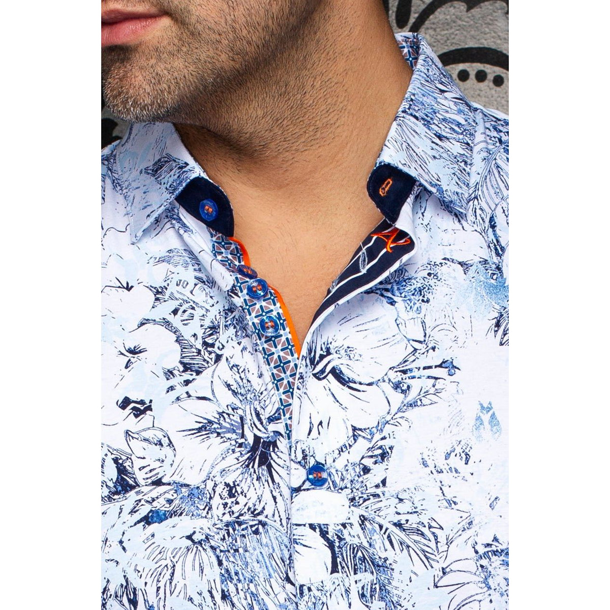 CHEMISE AU NOIR MADEIRA MANCHES COURTES