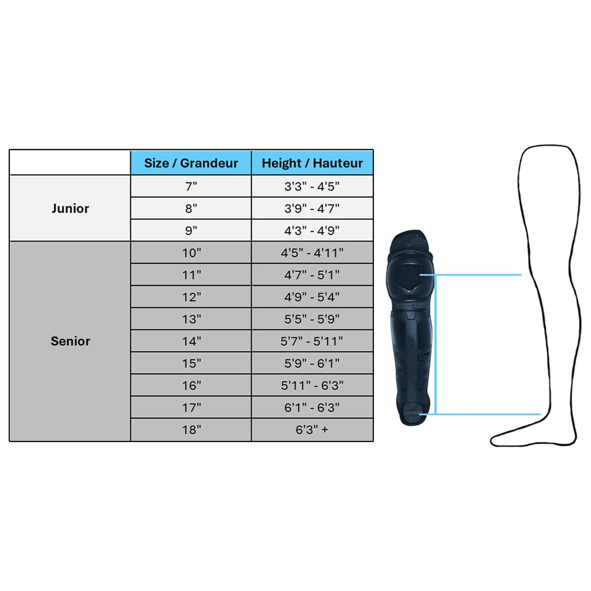 Dekadence DK4 Senior Jambières Hockey Légères Pour Vitesse Et Protection