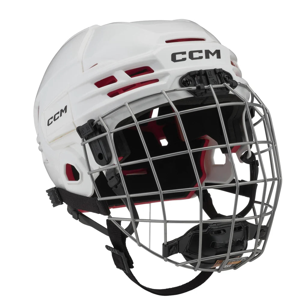 CASQUE CCM TACKS 70 COMBO YOUTH ONE SIZE WHITE
