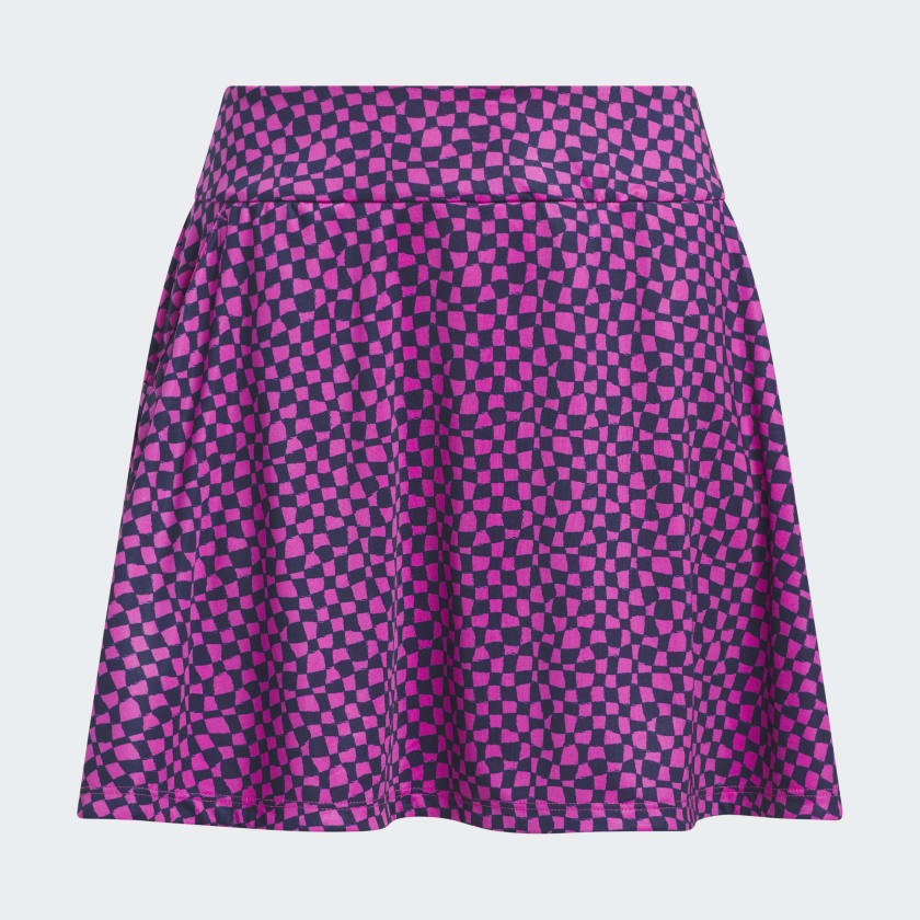 Adidas Skort Imprimé Golf En Tissu Recyclé Confort Premium Durable
