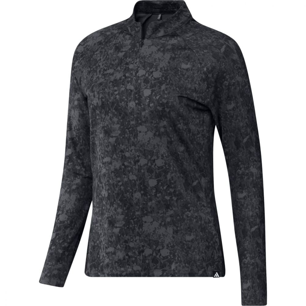 Adidas Polo Imprimé À Manches Longues Performance