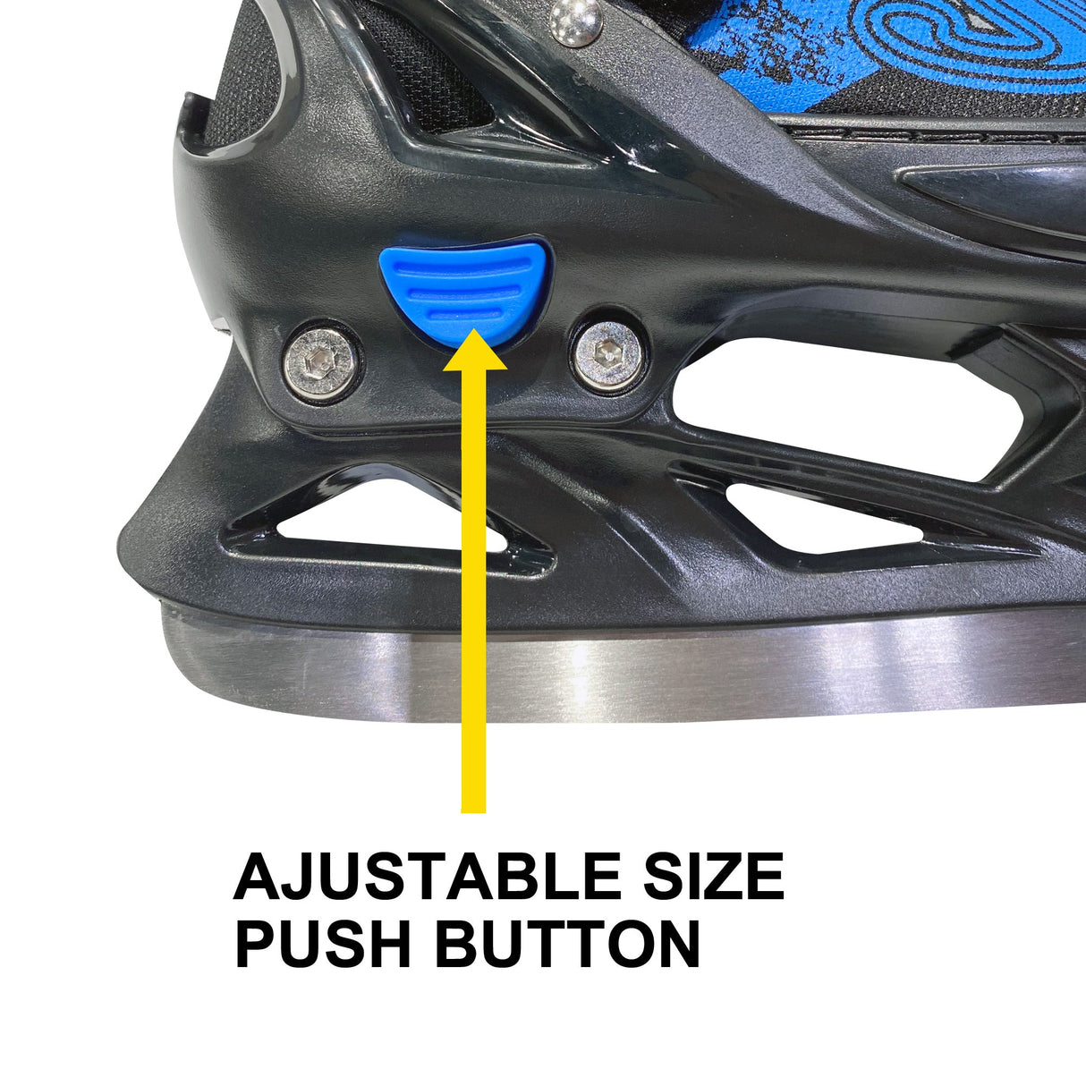 Softmax Patin À Glace Ajustable Pour Enfant Quatre Tailles Confort