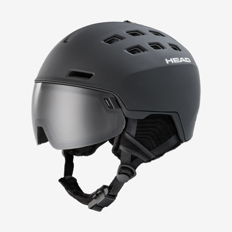 Head Radar 5K Ski Helmet with Integrated Visor and Included Lens