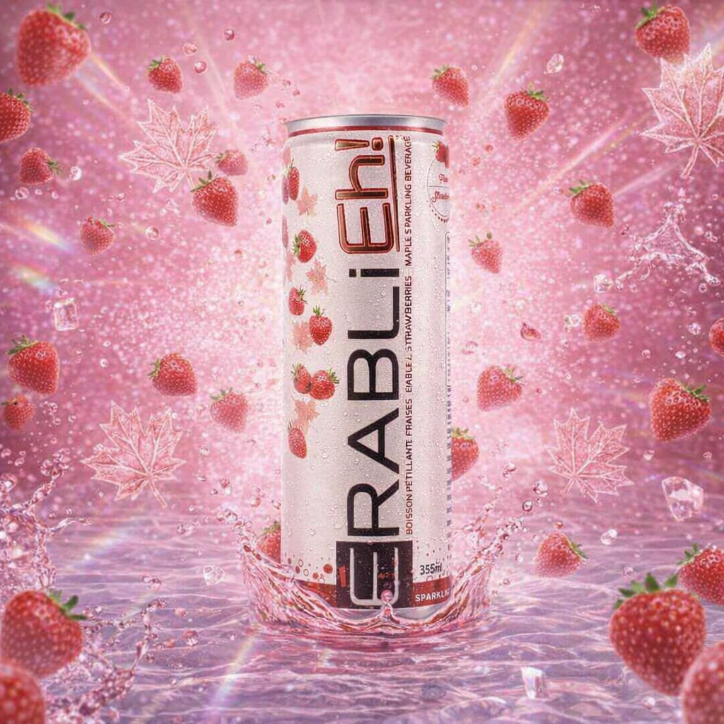 BOISSON PETILLANTE ERABLIEH A BASE D'EAU D'ERABLE