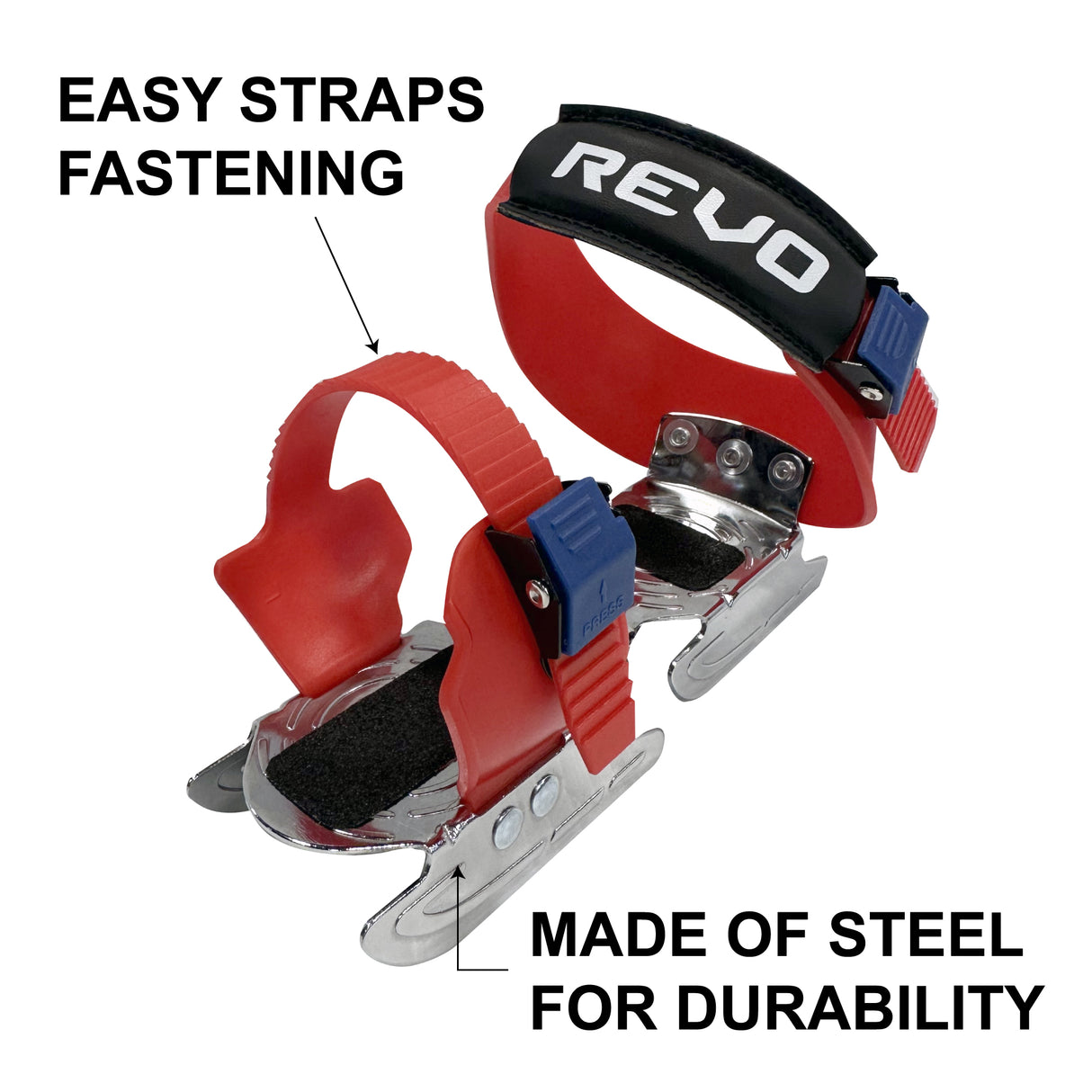 REVO Patin À Quatre Lames Enfant Tailles Yth6-Yth11 Confortable