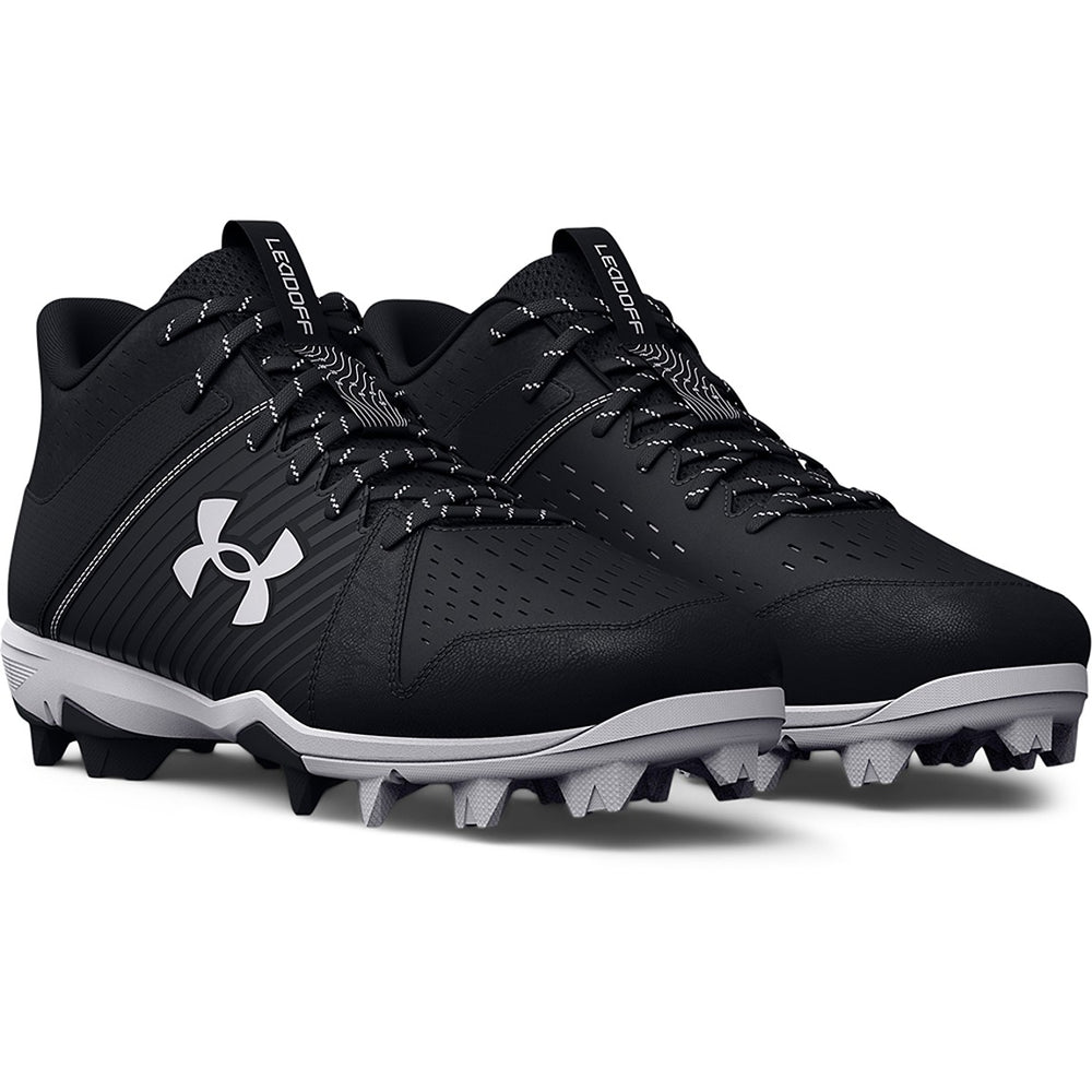 Under Armour Leadoff Mid Jr Chaussure Baseball Traction et Amorti