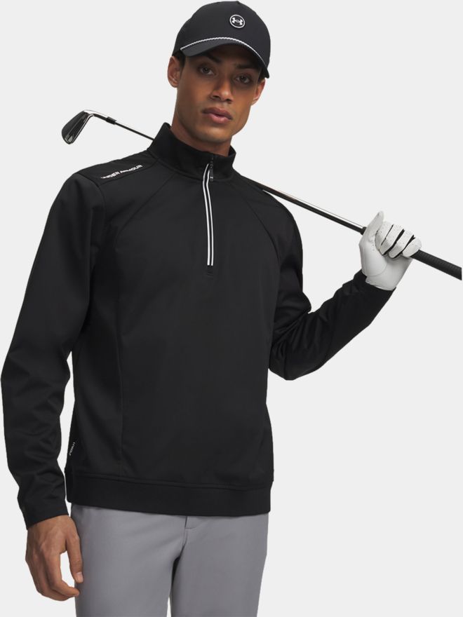 UNDER ARMOUR DRIVE WIND 1/2 ZIP SWEATER