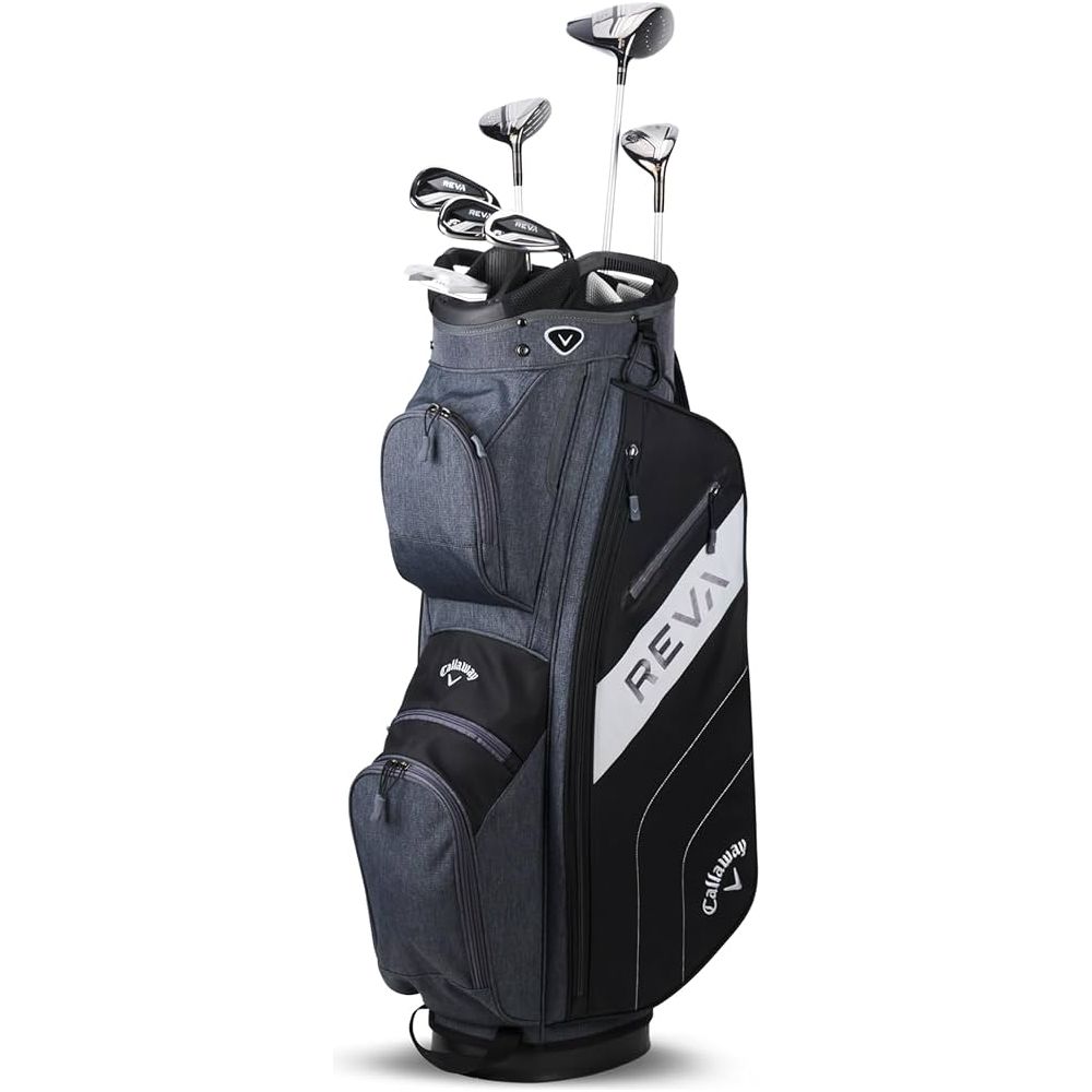 Callaway Reva 8-Piece Women's Black Golf Set for Distance and Accuracy