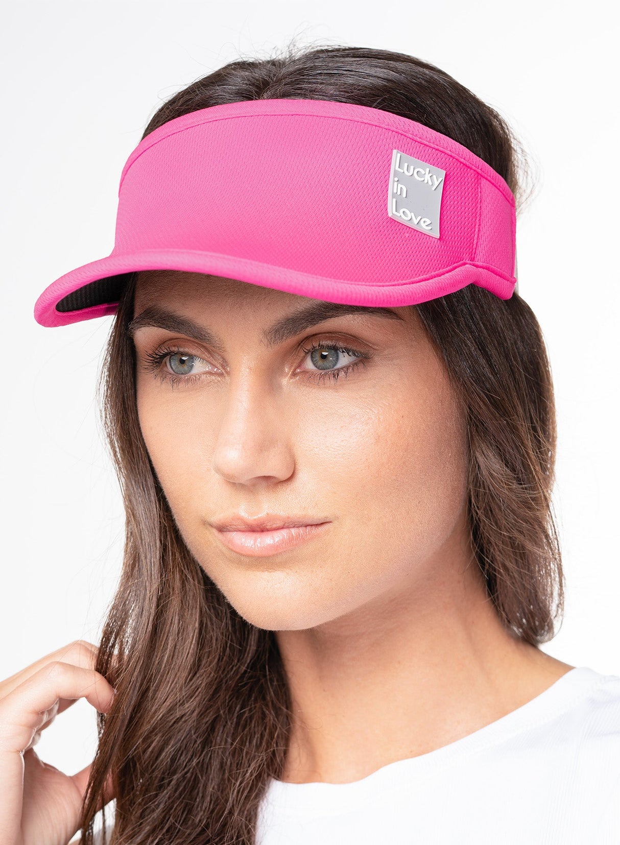 VISIERE LUCKY IN LOVE LOGO STRETCH VISOR