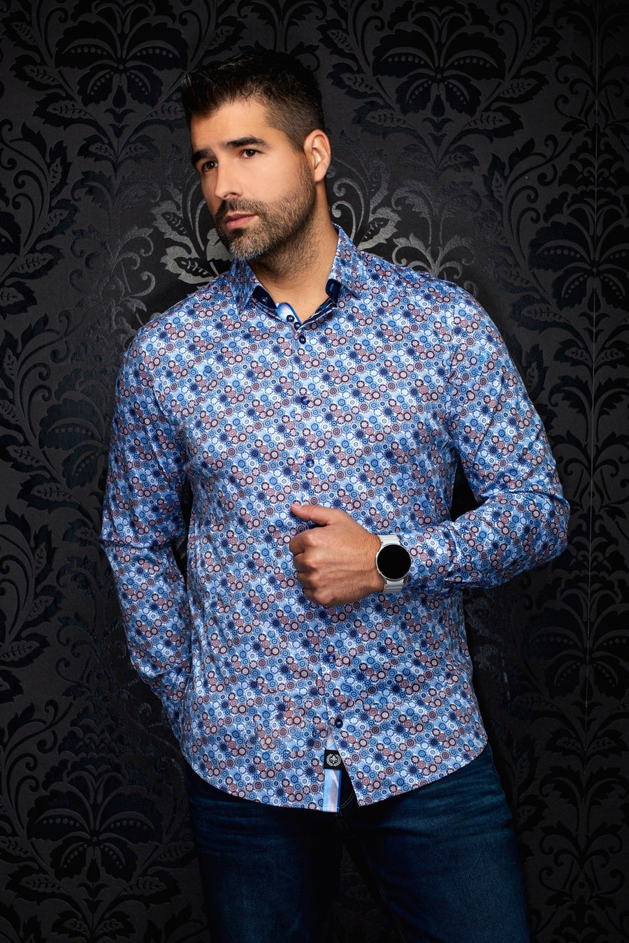 CHEMISE AU NOIR CLOUDSPIN AOP KNIT