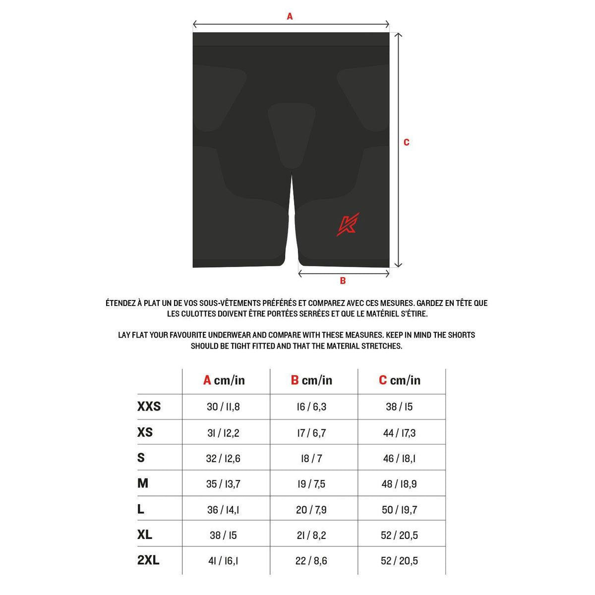 SHORTS DE PROTECTION AK5 KNAPPER