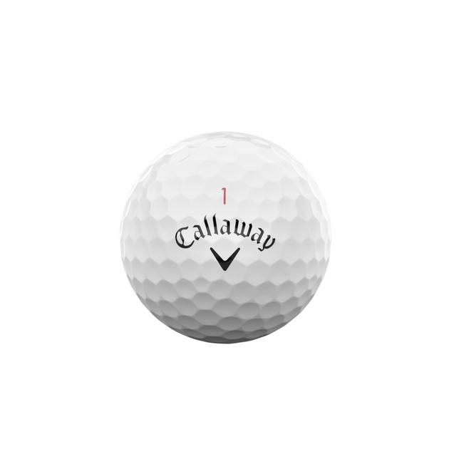 CALLAWAY CHROME SOFT 24 WHITE BALL 