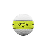BALLE CALLAWAY CHROME SOFT 26  YELLOW STRIPE 360