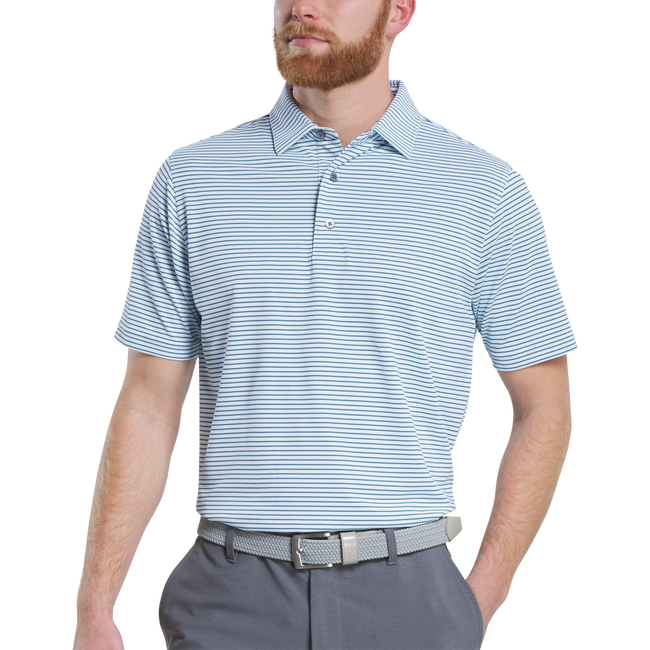 POLO FOOTJOY HICKORY STRIPE PIQUE
