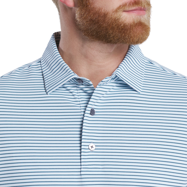 POLO FOOTJOY HICKORY STRIPE PIQUE