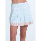 LUCKY IN LOVE RIVIERA STRIPE POCKET SKORT