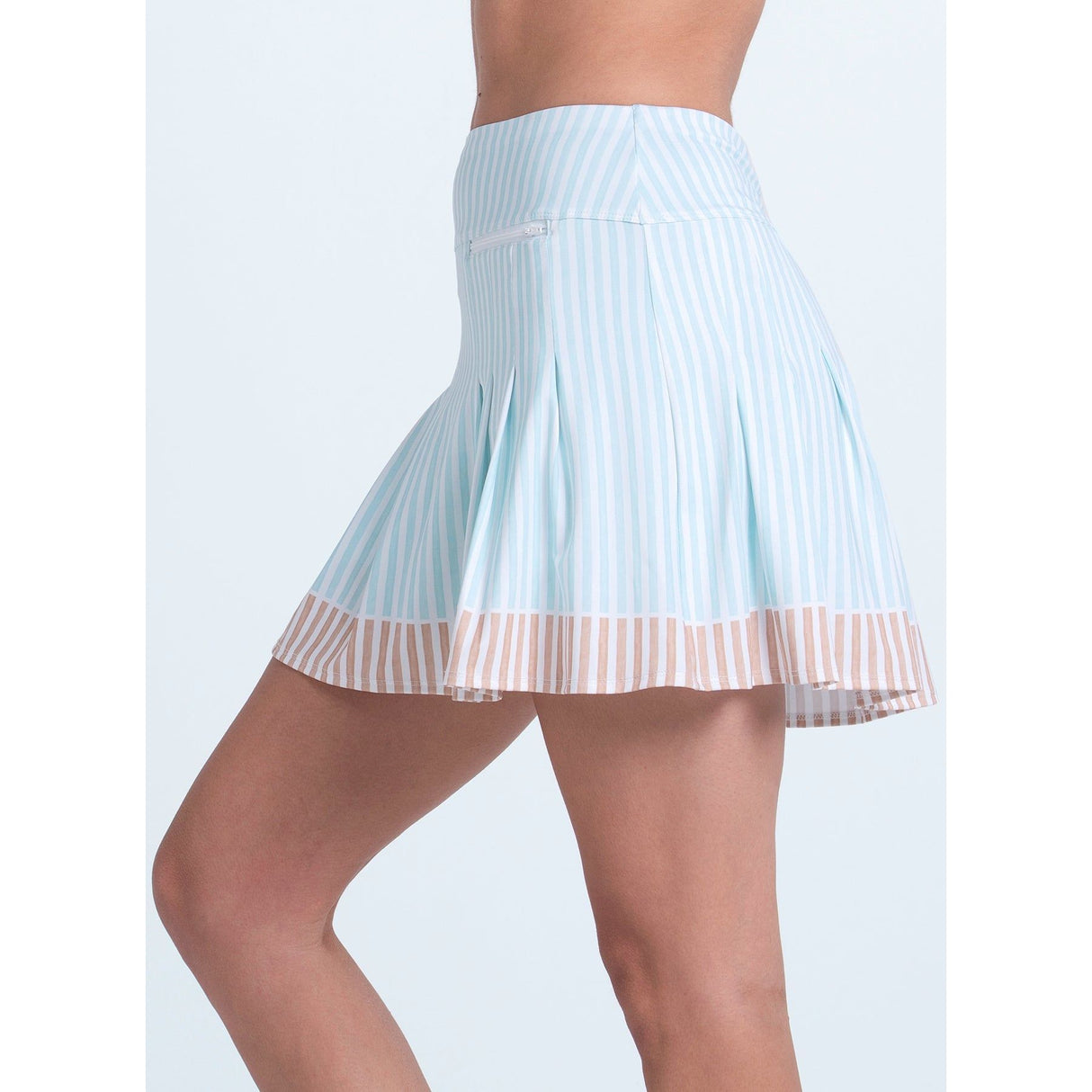 LUCKY IN LOVE RIVIERA STRIPE POCKET SKORT