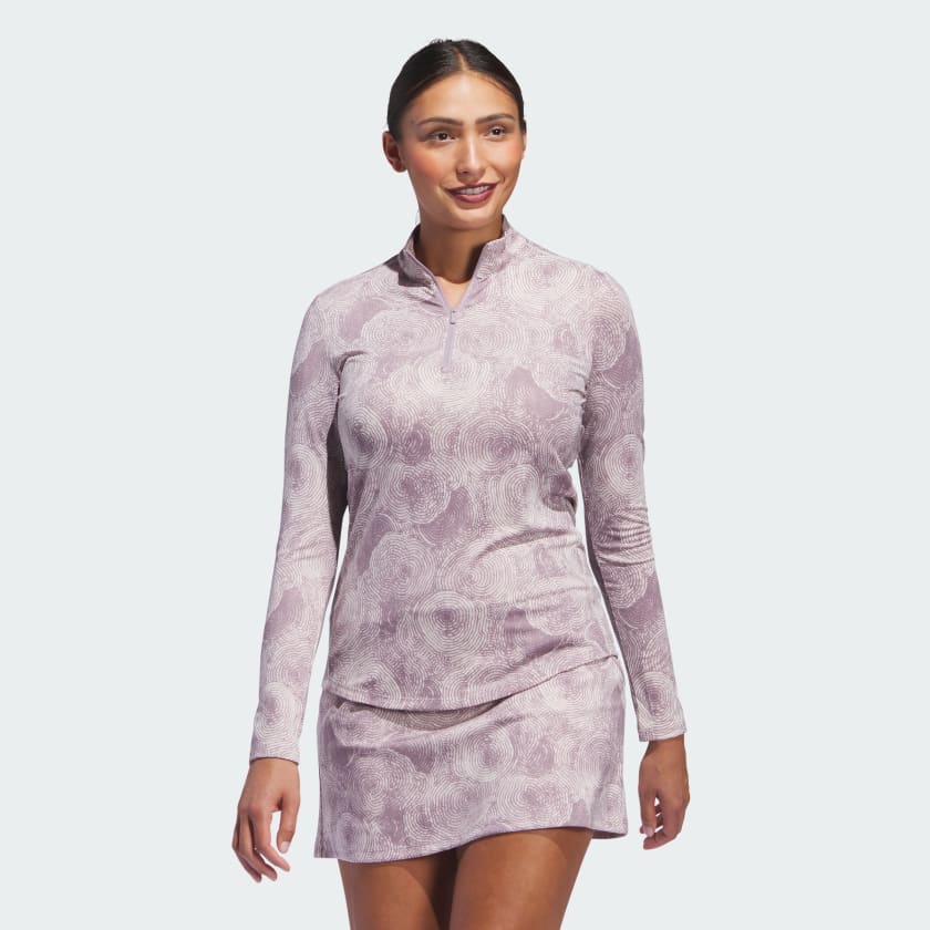 HAUT COL CHEMINEE ZIP 1 4 IMPRIME ULTIMATE365 FEMMES