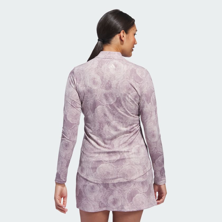 HAUT COL CHEMINEE ZIP 1 4 IMPRIME ULTIMATE365 FEMMES