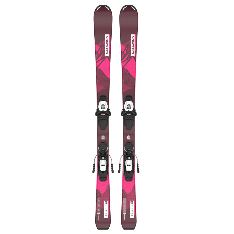 SALOMON QST JR GIRL'S SKI AND L6 BINDINGS